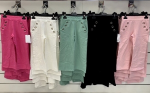 Spodnie materiałowe dziewczęce (4-14 lat) TP12295