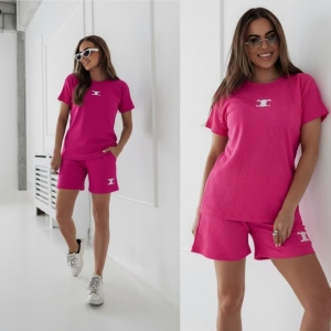 Komplet damski na krótki rękaw (S-XL) SAM2277