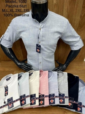 Koszule męskie na długi rękaw - Tureckie (M-3XL) TPA3626