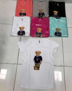 Bluzka damska na krótki rękaw - Turecka (M-XL) DH17592