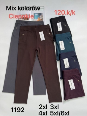 Spodnie materiałowe damskie (2XL-6XL) NG413