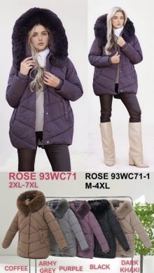 Kurtka damska zimowa (2XL-7XL) NG3153