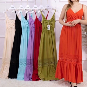 Sukienki damskie bez rękaw (XL-2XL,3XL-4XL) TP15907