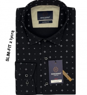 Koszule męskie na długi rękaw - Tureckie (M-2XL) DH19023