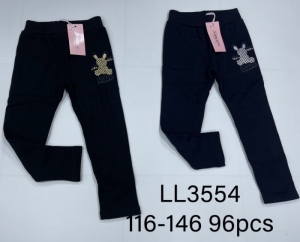 Legginsy dziewczęce ocieplane (116-146 NG3898
