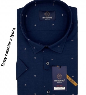 Koszule męskie krótki rękaw - Tureckie (3XL-6XL) DH19073