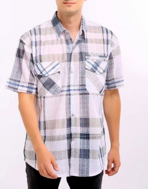 Koszule męskie na krótki rękaw (L-4XL) DN3248