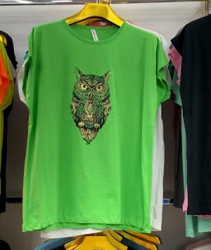 Bluzka damska na krótki rękaw - Turecka (5XL-7XL) TP10414