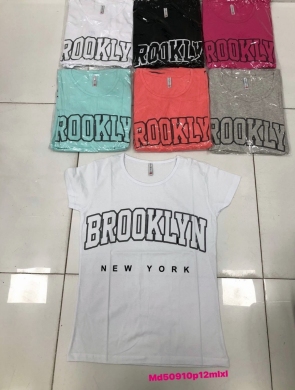 Bluzka damska na krótki rękaw - Turecka (M-XL) DH17598