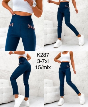 Spodnie materiałowe damskie (3XL-7XL) DH16233