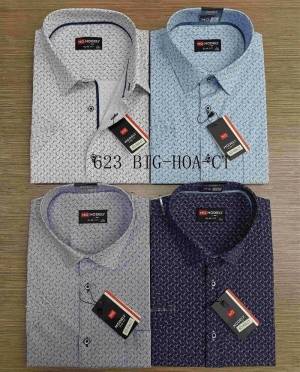 Koszule męskie na krótki rękaw (3/4XL-7/8XL) DH14572