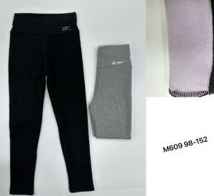 Legginsy dziewczęce ocieplane (98-122) NG3339