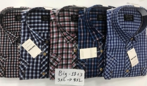 Koszule męskie na krótki rękaw (3XL-8XL) DH15032