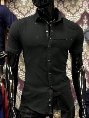 Koszule męskie na krótki rękaw - Tureckie (M-3XL) TP7286