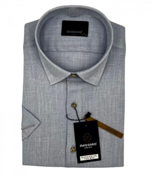 Koszule męskie krótki rękaw - Tureckie (M-2XL) DH19194