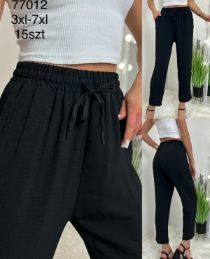 Spodnie materiałowe damskie (3XL-7XL) DH16247