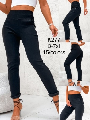 Spodnie materiałowe damskie (3XL-7XL) DH16245