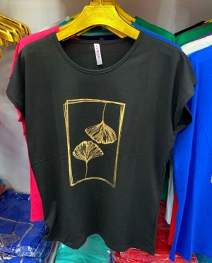 Bluzka damska na krótki rękaw - Turecka (2XL-4XL) TP10423