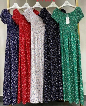 Sukienki damskie krótki rękaw (M-2XL) TP12867
