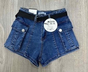 Szorty dziewczęce jeansowe (4-12) TP7156