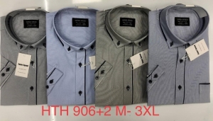 Koszule męskie na krótki rękaw (M-3XL) DH15047
