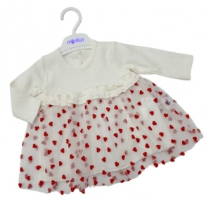 Sukienki niemowlęce na długi rękaw (62-80) TP126