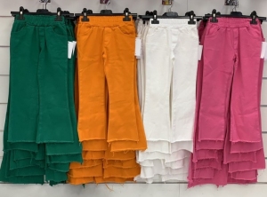 Spodnie materiałowe dziewczęce (4-14 lat) TP12312