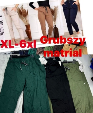 Spodnie damska materiałowa (XL-6XL) DH1186
