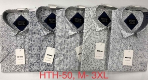 Koszule męskie na krótki rękaw (M-3XL) DH15055