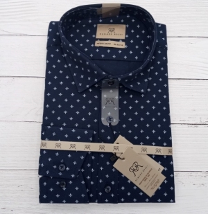 Koszule męskie na długi rękaw - Tureckie (L-4XL) DH16022