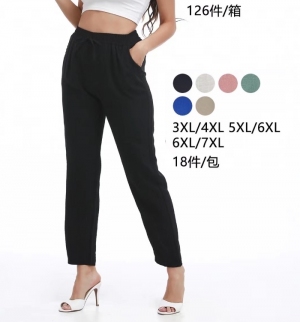 Spodnie materiałowe damskie (3XL-7XL) DH16240