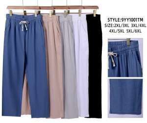 Spodnie materiałowe damskie (2XL-6XL) DH15653