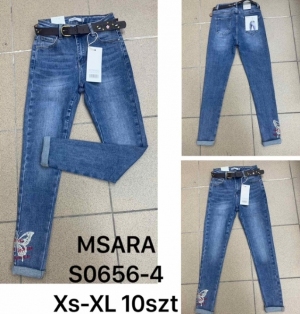 Spodnie jeansowe damskie (XS-XL) TP4199