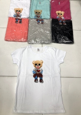 Bluzka damska na krótki rękaw - Turecka (M-XL) DH17573