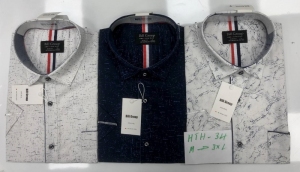 Koszule męskie na krótki rękaw (M-3XL) DH15054