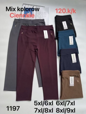 Spodnie materiałowe damskie (6XL-9XL) NG430