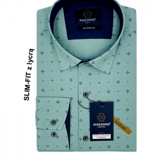 Koszule męskie na długi rękaw - Tureckie (M-2XL) DH19031