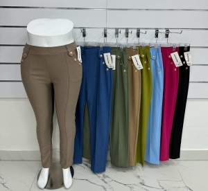 Spodnie materiałowe damskie (2XL-6XL) DH13176
