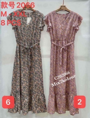 Sukienki damskie krótki rękaw (M-2XL) TP14510
