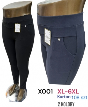 Spodnie materiałowe damskie (XL-6XL) TP4268