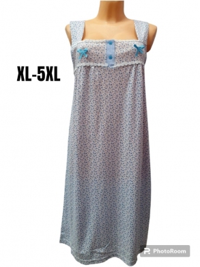 Koszula nocna damska bez rękawów (XL-5XL) TP8351