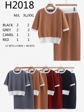 Komplet damski na długi rękaw (M-2XL) NG962