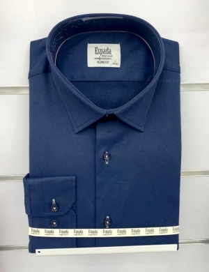 Koszule męskie na długi rękaw Slim Fit z elastanem - Tureckie (S/M-2XL/3XL) TPA2366