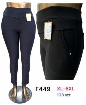 Spodnie materiałowe damskie (XL-6XL) TP4255