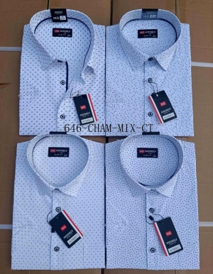 Koszule męskie na krótki rękaw (M-3XL) DH14505