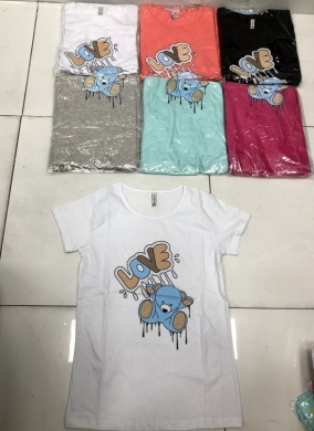 Bluzka damska na krótki rękaw - Turecka (M-XL) DH17568