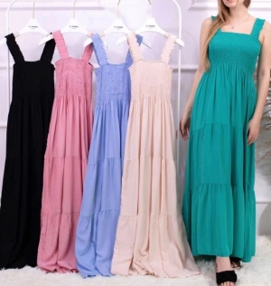 Sukienki damskie bez rękaw (XL-2XL,3XL-4XL) TP15905