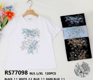 Bluzka damska na krótki rękaw (M/L-L/XL) DH14862