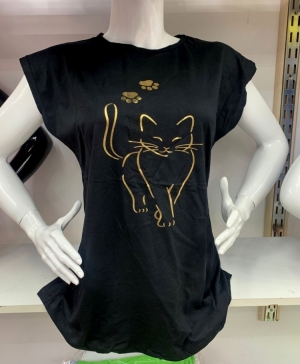 Bluzka damska na krótki rękaw - Turecka (M-XL) TP10397