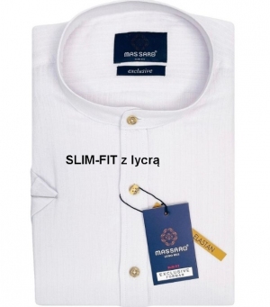 Koszule męskie krótki rękaw - Tureckie (M-2XL) DH19199